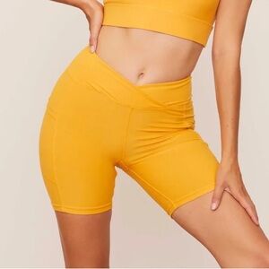 Wolven Midi Bike Shorts Mango